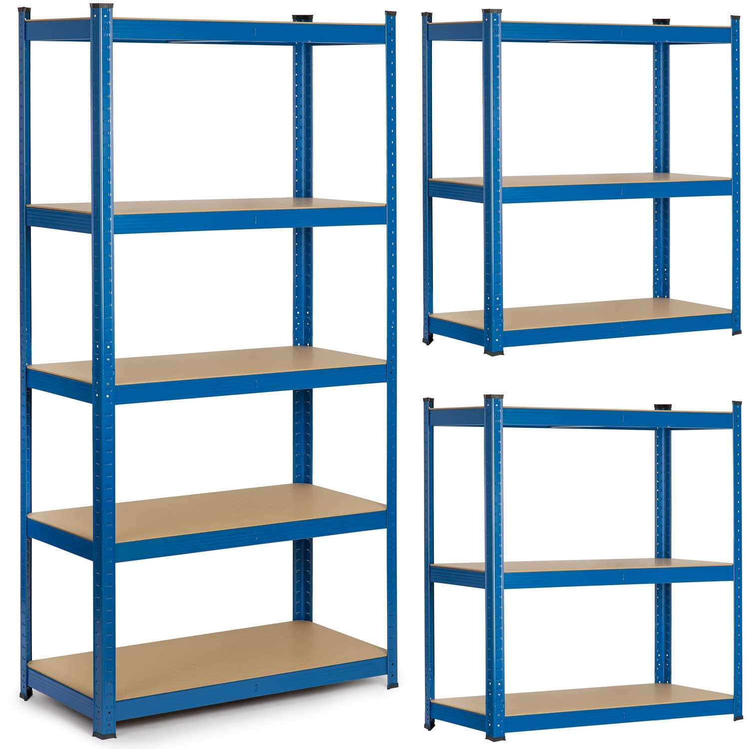 E-shop Kovový úložný regál 180 x 90 x 40 cm humberg 4848