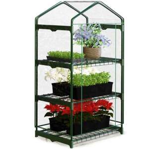 Plonos Üvegházi polc 69x49x125cm - Zöld