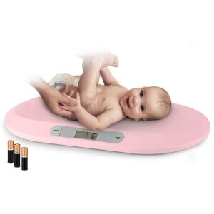 Pink Digital Baby Scale weighing a baby, accurate measurement - Babies & Toddler