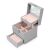 Massido Ékszeres doboz tükörrel - Szürke, Rózsaszín 93672617