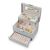 Massido Ékszeres doboz tükörrel - Szürke, Rózsaszín  93672678
