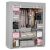 Dulap textil Massido cu 12 rafturi și 3 sertare #gri 102497604