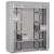 Dulap textil Massido cu 12 rafturi și 3 sertare #gri 102497604
