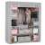 Dulap textil Massido cu 12 rafturi și 3 sertare #gri 102497604
