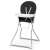 Ricokids Fando high chair, foldable, grey and black