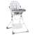 Ricokids Eldo high chair with star pattern and storage basket