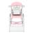 Ricokids Sinco 5-in-1 pink high chair back view