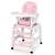 Ricokids Sinco 5-in-1 pink high chair