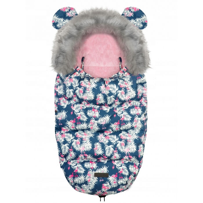 Ricokids Elmi Spací vak na kočík, sánky 95x48cm - modrý, ružový