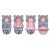Ricokids Elmi 4-in-1 stroller footmuff in blue and pink flamingo print, multiple configurations