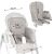 RicoKids Belo/Lindo/Tugo High Chair Reducing Insert Dimensions