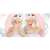 Two babies playing on Nukido Ocean interactive play mat with pink and ocean colors