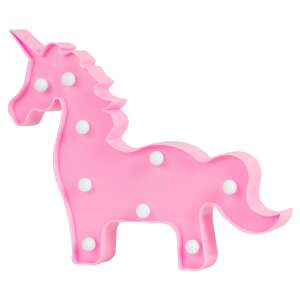 Lampă de noapte LED în formă de unicorn roz, marca Nukido - Lămpi pentru copii