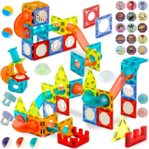 Ricokids Magnetic blocks with lights - Blue, Red 93674431