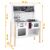 Ricokids Interactive Wooden Play Kitchen Dimensions - 95x70x29.5cm