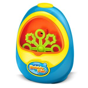 RicoKids Stroj na bubliny - Modrý a žltý - Automatický fúkač bublín - Ricokids