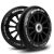 Scooter Wheels 100 mm Black 2 pcs. 93674843