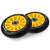 Soke Go! 100 mm gelbe Scooter-Räder mit ABEC-9 Lagern, 2er Pack