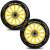 Soke Go! 100 mm sárga robogó kerekek ABEC-9 csapágyakkal, 2 db
