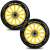 Roți de scooter Soke Go! 100 mm 88A PU cu rulmenți ABEC-9, galbene, set de 2