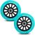 Soke Go Roller Rad 2pcs 100mm #türkis blau 93674863