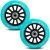 Soke Go Roller Rad 2pcs 100mm #türkis blau 93674863