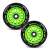 Soke Evo 100 mm grüne Scooter-Räder mit ABEC-9 Lagern, 2er-Set