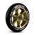Soke Pro Scooter-Rad, gold, 110 mm, ABEC-9 Kugellager