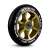 Soke Pro Scooter-Rad, gold, 110 mm, ABEC-9 Kugellager