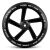 Cityroller Räder 200 mm schwarz 2 Stk. 93674805
