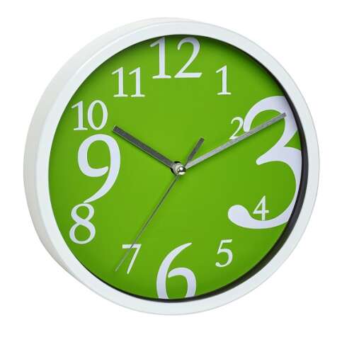 Zegar ścienny, a nie tykacz! 60.3034.04 zielony