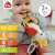 Fehn Baby Parrot Stroller Toy, Cockatoo Plush with Crinkle Paper and Rattle,  Baby Sensory Toy for Stroller, Car Seat, Crib