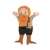 Egmont Toys Kézi babavadász hand puppet, red-haired man with beard, plush toy for kids