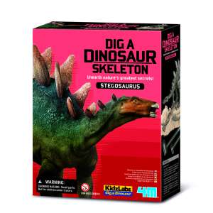 Áss és fedezz fel dinoszauruszokat oktatókészlet - Stegosaurus 93675313 4M Tudományos és felfedező játék