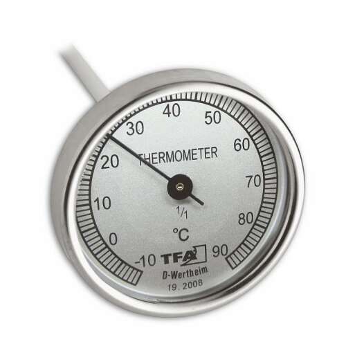 TFA 19.2008 Kompostthermometer, -10° bis 90°C, 50mm Zifferblatt, 400mm Sonde