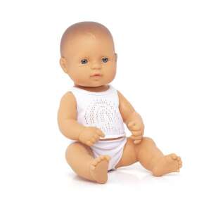 32 cm Caucasian baby doll, educational toy for kids, Miniland doll - Miniland