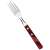 Tramontina Churrasco Gaucho steak fork with red wooden handle