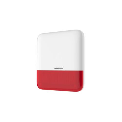 Siréna Hikvision AX Pro - DS-PS1-E-WE (vonkajšia, 110 dB, červená)