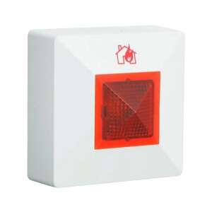 EATON-COOPER MRIAD tűzjelző jelző, fehér, piros villogó fény - Tűzjelző