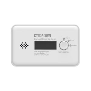 Wisualarm HY-GC20B-R8 Carbon Monoxide Detector front - Carbon Monoxide Detector