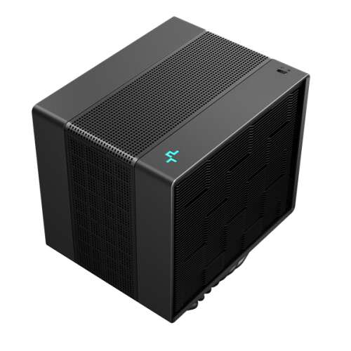 CPU охладител DeepCool ASSASSIN 4S, черен, ъглов изглед