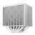 DeepCool Assassin 4S WH CPU cooler, white, side view