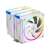 ID-Cooling FROZN A620 ARGB WHITE hladnjak za procesor, dva ventilatora od 120 mm, bijela boja