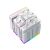 ID-Cooling CPU Kühler - FROZN A620 ARGB WHITE (29,9dB; max 132,52 m3/h; 4Pin Anschluss, 6 Heatpipes, 2x12cm, PWM) 93704781