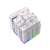 ID-Cooling FROZN A620 ARGB WHITE охладител за процесор, два 120 mm вентилатора, бял цвят, детайл на радиатора