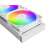 Răcitor de procesor lichid ID-Cooling FX360 ARGB WHITE, 3x12cm ventilatoare, alb, vedere laterală
