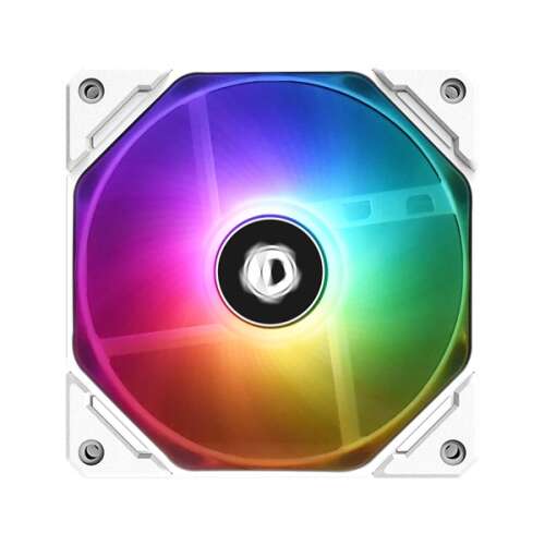 ID-Cooling TF-12025-ARGB SNOW 120mm вентилатор за PC с ARGB LED, бял