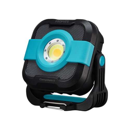Promate Battery Bank - CAMPMATE 3 9000mAh (PowerBank, 2in1, Outdoor, IP65, LED, 1200lm, schwarz)