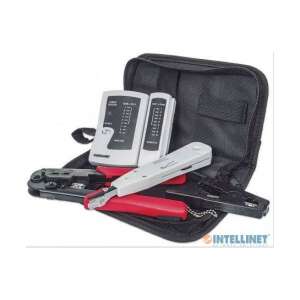 IntelliNet Manhattan universal network kit - crimper, tester, punch down tool, stripper - Manhattan