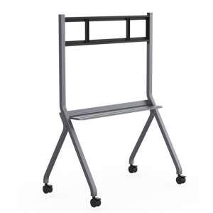 Mobilný stojan MAXHUB LFD ST41B pre displeje 55-86 palcov, s nosnosťou do 100 kg, s poličkou a kolieskami - Počítače a doplnky